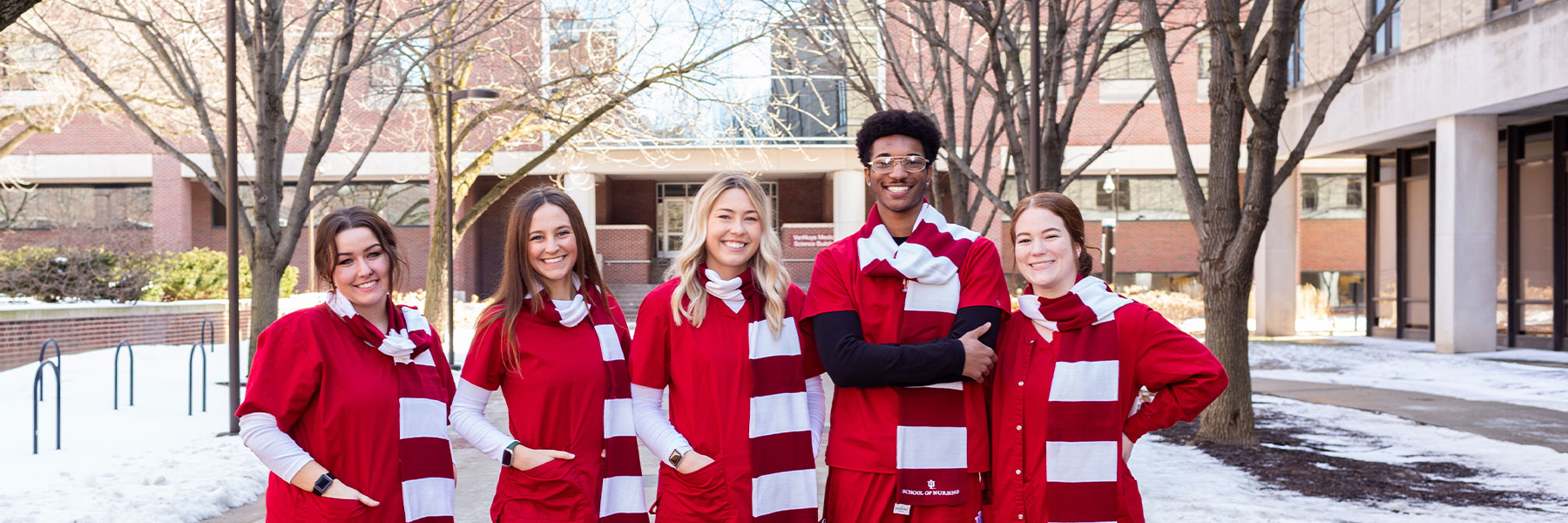 Group of IUPUI nursing students