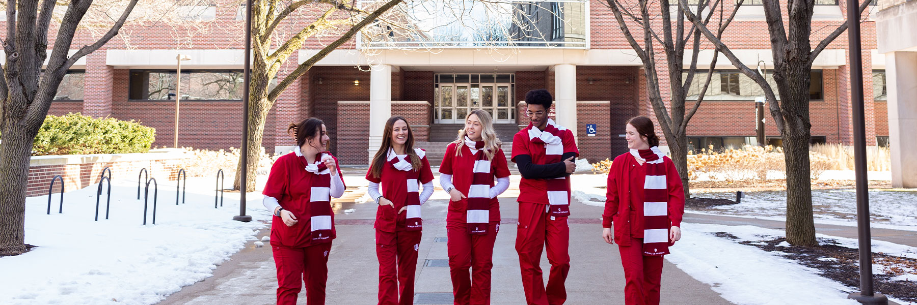 Group of IUPUI nursing students