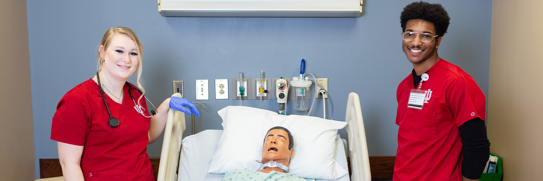 Nursing students in Simulation and Skills Lab