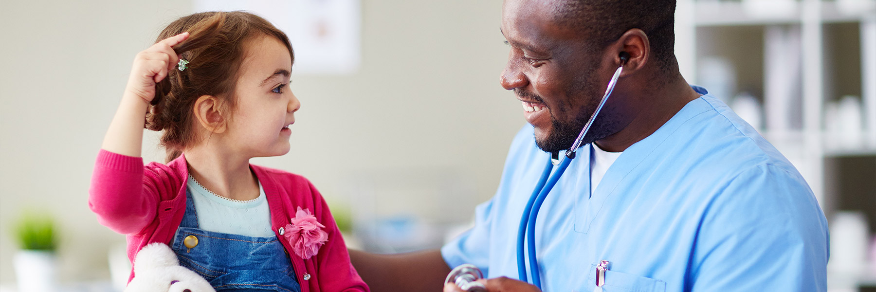 Nurse with child