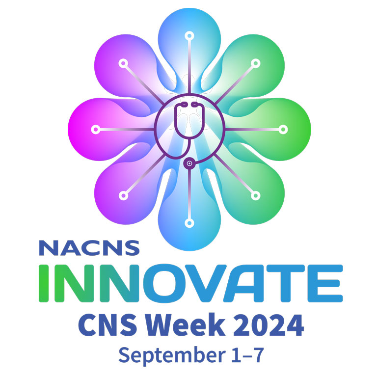 NACNS CNS Week 2024 logo Graphic including the text 