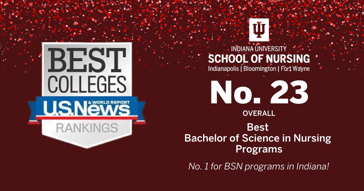 U.S. News and World Report Best Colleges badge and IUSON rankings information