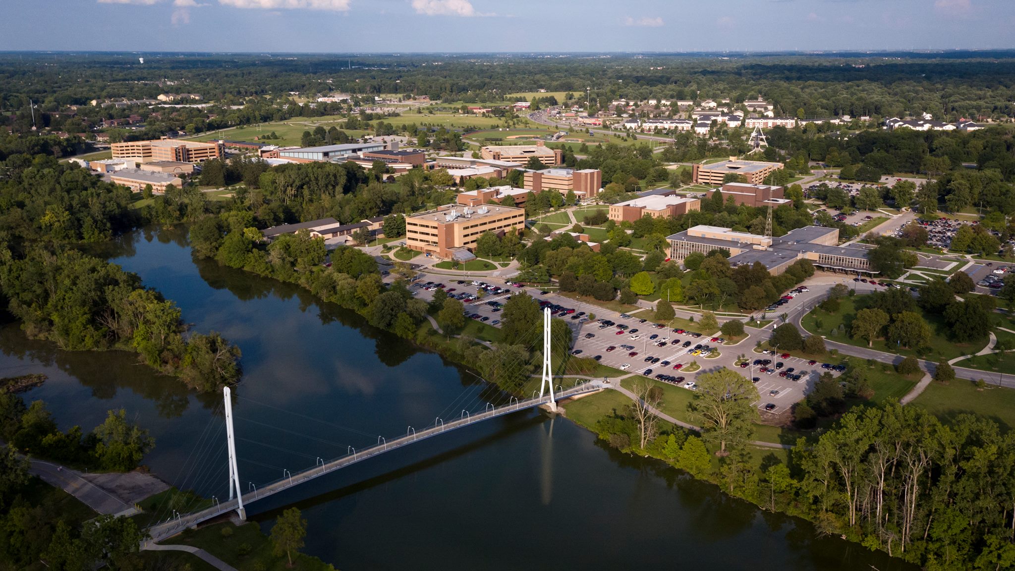 Areal view of Fort Wayne Campus