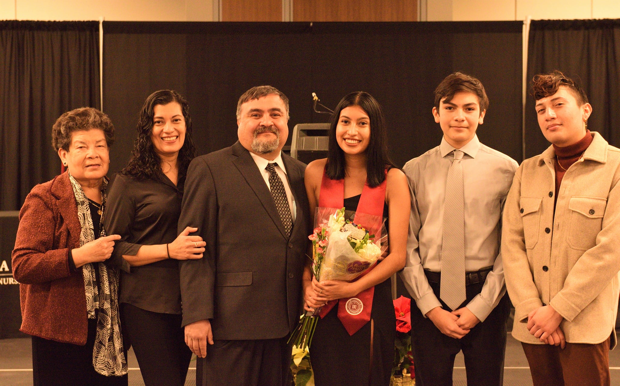 IUSON grad and family