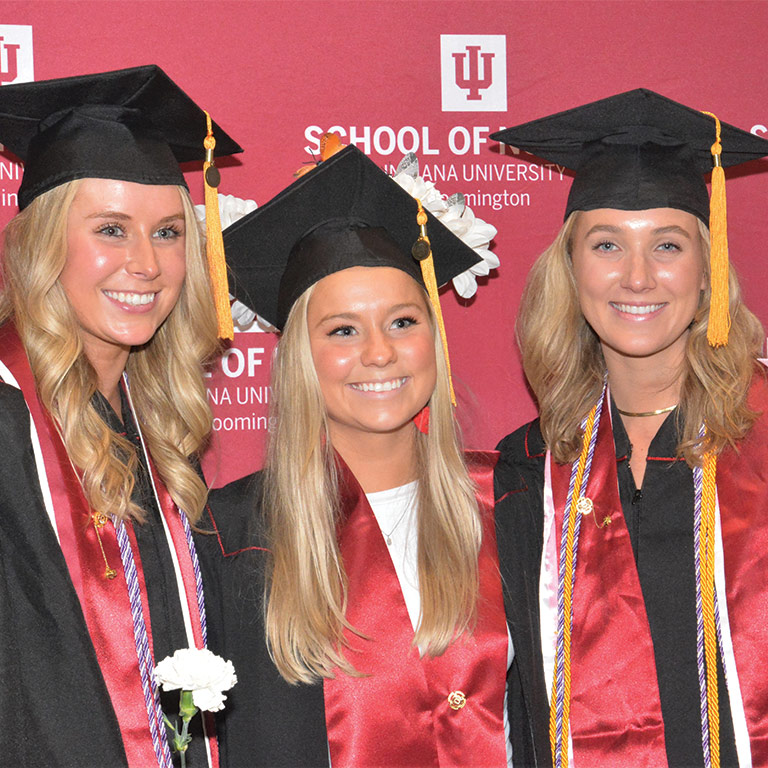 Three IUSON graduates