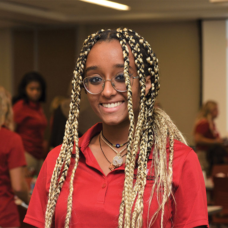 Students at new student orientation