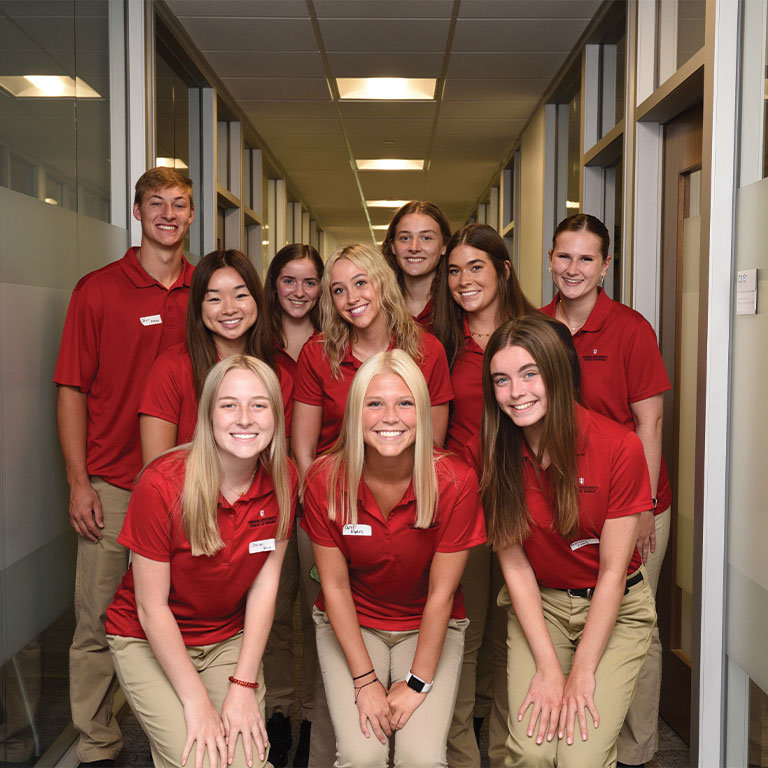 Students at new student orientation