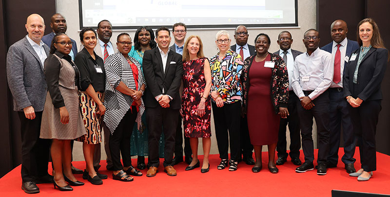 Attendees at the AMPATH Global Nursing Conference pose for a group photo.